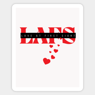 and White Love at First Sight Design Magnet